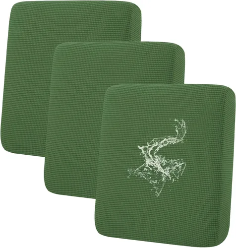 Vista 76 de Fundas impermeables para sofá seccional, fundas de cojín antideslizantes para sofá Ajuste seccional en forma de L, tela jacquard elástica, parte