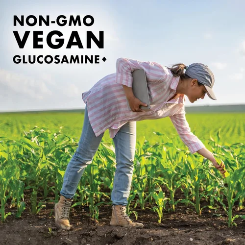 Vista 5 de BlueBonnet Suplemento vegetariano de glucosamina Plus MSM, 120 unidades ('743715011151)