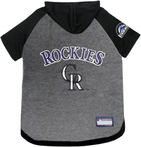 Vista 11 de Sudadera con capucha MLB para perros y gatos - Camiseta con capucha para perros Philadelphia Phillies, extra pequeña. - Sudadera con capucha