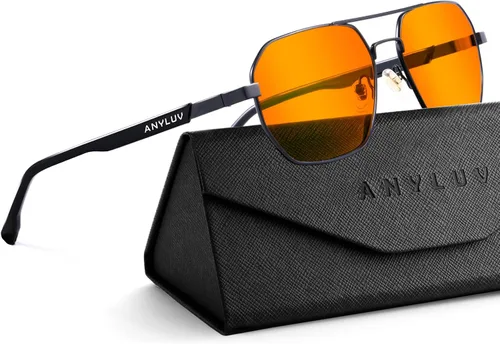 Vista 20 de ANYLUV Blue Light Glasses for Woman/Men, Blue Light Blocking Glasses Women Computer Gaming Glasses for Eye Protection