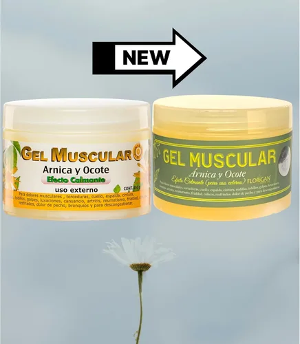 Vista 4 de Gel muscular con extractos de manzanilla y pino Ocote 350grs. (1 unidad)