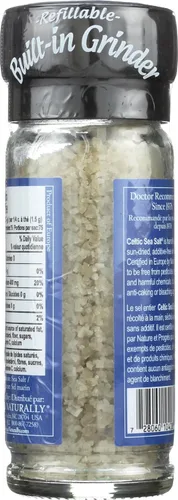 Vista 4 de Celtic Sea Salt - Sal marina con molinillo celta, color gris claro