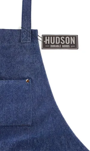 Vista 6 de Hudson Durable Goods - Delantal de chef de grado profesional para cocina, barbacoa y parrilla