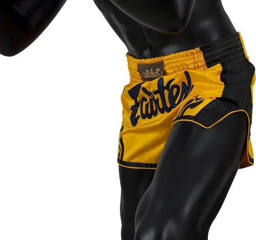 Vista 7 de Fairtex Pantalones cortos de boxeo Muay Thai de corte delgado