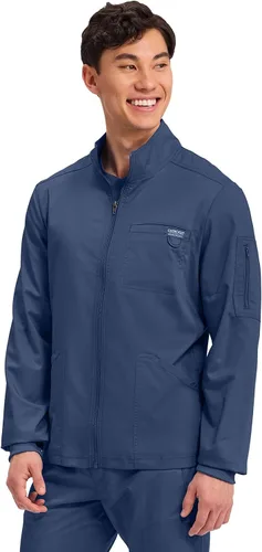Vista 2 de Cherokee Workwear WW Revolution WW320 - Chaqueta con cremallera frontal para hombre Azul marino