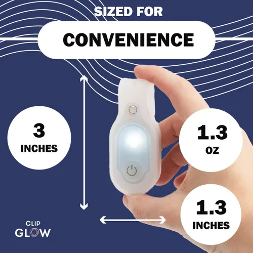 Vista 8 de Clipglow - Luz de enfermería con clip, luz de turno de noche de enfermería, brillante, ligera, magnética, portátil, linterna recargable por USB