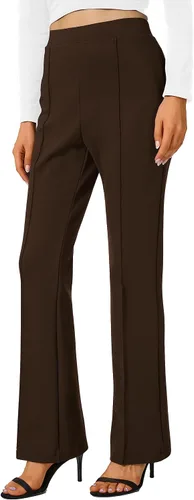 Vista 18 de Urban CoCo Pantalones de trabajo elásticos con corte de bota, pantalones de yoga pequeños para oficina casual