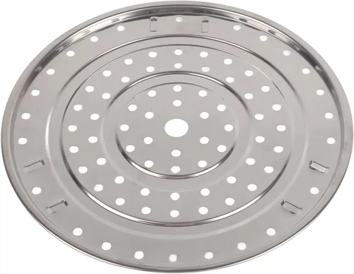 Vista 10 de Stainless Steel Steam Holder Tray Shelf Steaming Rack Steamer Insert with Detachable V Stand Heighten Bracket for Even Quick Heating Cooking Pot