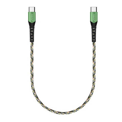 Vista 6 de AGOZ Paquete de 3 cables USB C a USB C de 1 pie para iPhone 17 Pro Max, iPhone 16, iPad Pro, Galaxy S26, S25 FE, S24 Ultra, S23 S22, Z Fold 7, A54