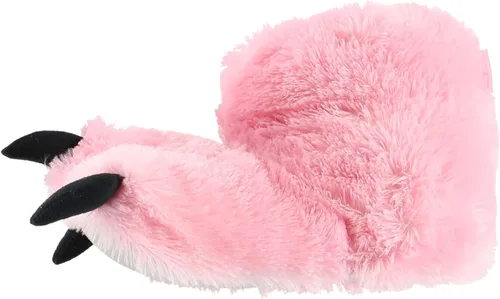 Vista 3 de Lazy One - Pantuflas con diseño de garra de animal para niños y adultos, disfraz divertido para niños, cálidas pantuflas peludas