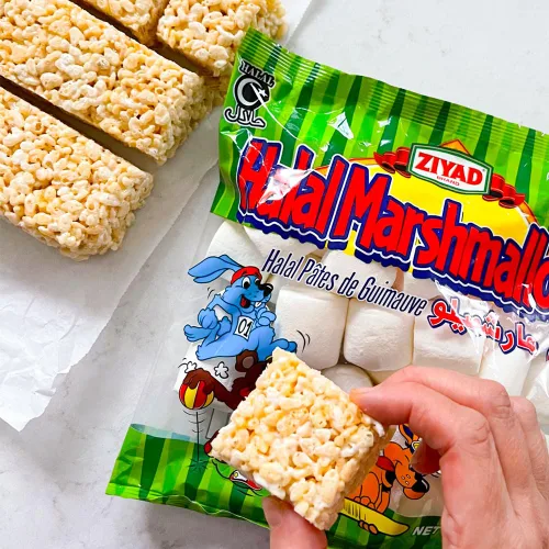 Vista 7 de Ziyad Malvaviscos grandes gourmet Halal, sin cerdo, sin huevos, sin lácteos, sin gluten, ¡perfectos para vacaciones y S'mores! 8.8 onzas