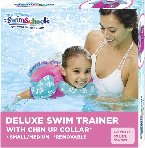Vista 15 de SwimSchool Chalecos de Entrenamiento de Natación para Niños para Niños Pequeños de 2 a 6 Años – Niños/Niñas – Varios Colores/Estilos – Flotadores