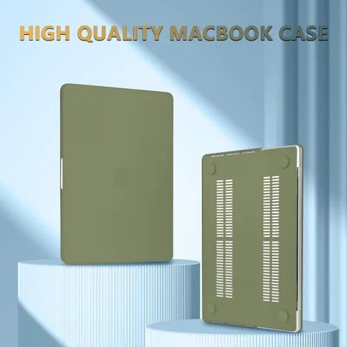 Vista 4 de CISSOOK Funda verde aguacate para MacBook Pro de 16 pulgadas 2021 2023 Release M3 A2991 M2 A2780 M1 A2485 Pro/Max Chip, carcasa rígida de plástico