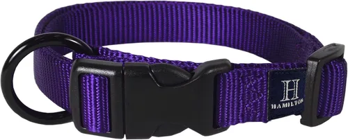 Vista 6 de Collar de perro ajustable de Hamilton, 3/8 pulgadas, Negro
