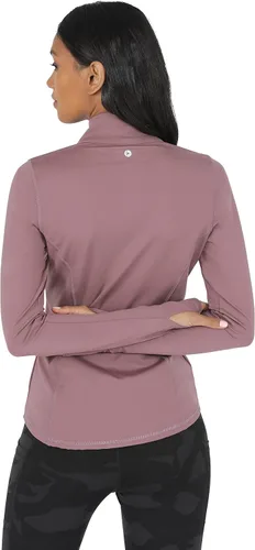 Vista 4 de 90 Degree By Reflex Chaqueta ligera para correr con cremallera completa para mujer