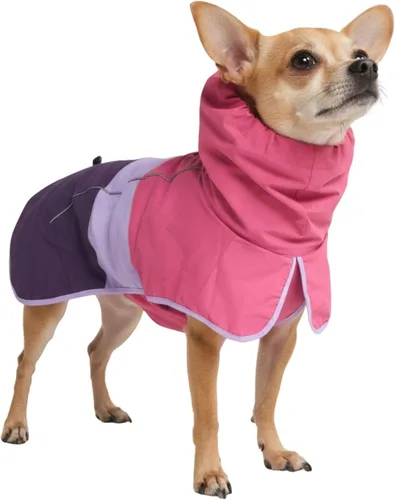 Vista 51 de Spark Paws - Chaqueta impermeable para perros, resistente al viento, para perros pequeños, medianos, grandes y extragrandes, traje reflectante