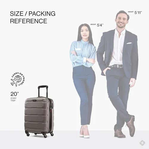 Vista 2 de Samsonite Omni PC - Maleta extensible rígida, plateado