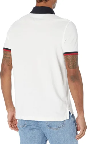 Vista 2 de Tommy Hilfiger Polo adaptable de cuello pop de ajuste regular para hombre