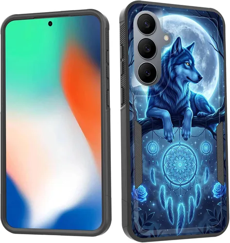 Vista 136 de Funda para Galaxy S26 FE, doble capa, protección contra caídas de grado militar de 10 pies, antideslizante, resistente a prueba de golpes, para Cruz