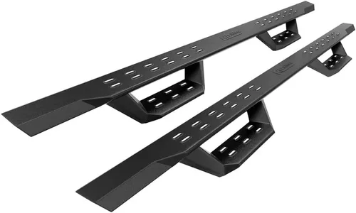Vista 7 de HD Ridez Estribos de estilo desplegable, escalón lateral compatible con Nissan Frontier 2005-2026 Crew Cab