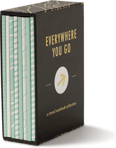 Vista 3 de Everywhere You Go: Colección de cuadernos de viaje con indicaciones de Compendium