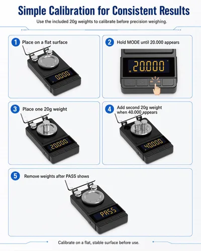 Vista 9 de MAXUS Báscula digital miligramos 1.76 oz/0.00004 oz, escala compacta de Mg Negro