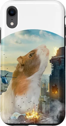Vista 8 de iPhone 15 Divertido y lindo conejillo de indias es salvaje en el caso de Navidad