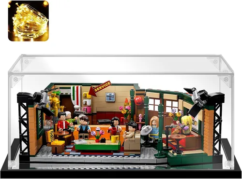 Vista 25 de Vitrina de acrílico para coleccionables, caja de exhibición de acrílico para Lego 43172, juguetes de construcción de castillos, estuche acrílico