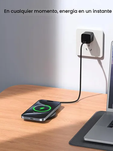 Vista 2 de Cargador inalámbrico NewQ, almohadilla de carga inalámbrica de 15W Max para iPhone 17 16 15 14 13 12 11 Mini/SE/Pro/Max/Plus, Samsung Galaxy