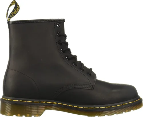 Vista 6 de Dr. Dr. Martens 1460 Original- Botas de cuero con 8 ojales, para hombre y mujer, negro, 6