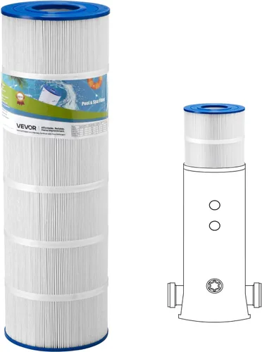 Vista 21 de VEVOR Depósito de filtro de piscina Pro 2026 y elemento para piscinas sobre el suelo y enterradas, sistema limpiador grande de 520-525 pies
