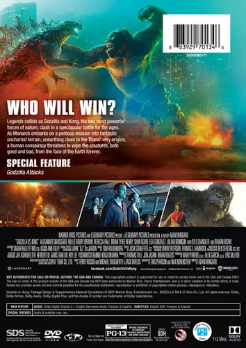 Vista 3 de Godzilla vs. Kong Special Edition (DVD)