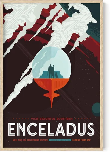 Vista 43 de HAUS AND HUES Arte de pared espacial – Pósteres espaciales vintage, póster JPL de la NASA, pósteres vintage de la NASA para paredes, arte de pared