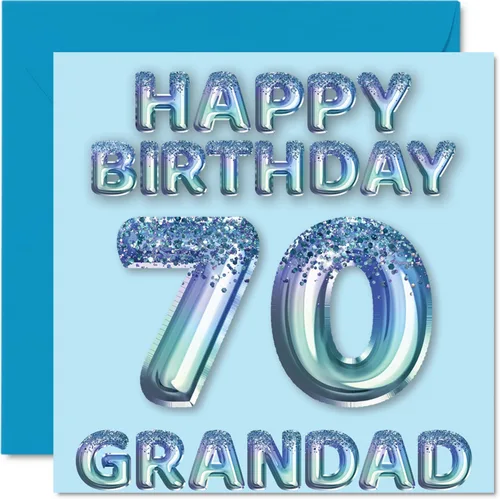 Vista 126 de Stuff4 Tarjeta de primer cumpleaños para niños, globo de fiesta con purpurina azul, tarjetas de feliz cumpleaños para niño de 1 año, nieto, hijo, 57