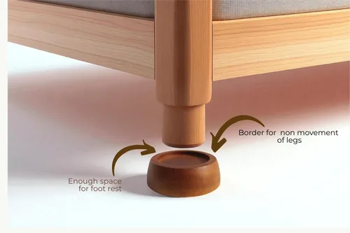 Vista 7 de T one Elevadores de cama de madera (sin plástico), elevadores de muebles, elevadores de mesa, elevadores de cama, elevadores de sofá, elevadores