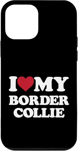 Vista 16 de iPhone 16 I Love My Border Collie - I Heart My Border Collie Case