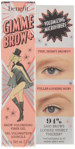 Vista 2 de Benefit Benefit Gimme Brow+ Gel de fibra voluminizadora Gimme Brow+ #1 Light, 0.1 onzas fluidas