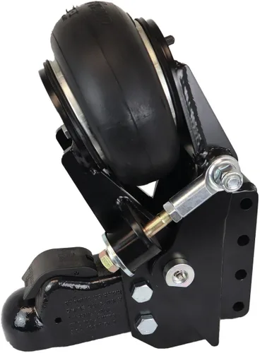 Vista 9 de Shocker - Soporte de lengua de remolque de aire HD de 21 K y acoplador Demco para bola de 2-5/16 pulgadas, montaje de placa plana de 4 pernos