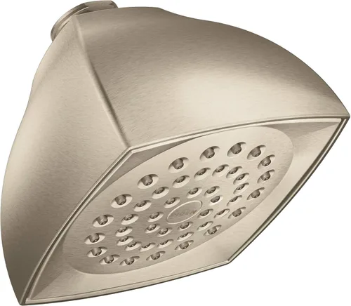 Vista 11 de Moen Voss 6325BG - Cabezal de ducha de una función de 4-1/16 pulgadas de diámetro, 2.5 GPM, color dorado cepillado