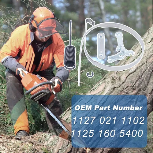 Vista 4 de Kit de reparación de cubierta de banda de freno de cadena para motosierra Stihl MS390 MS310 MS290 039 029 1127 021 1102, 1125 160 5400