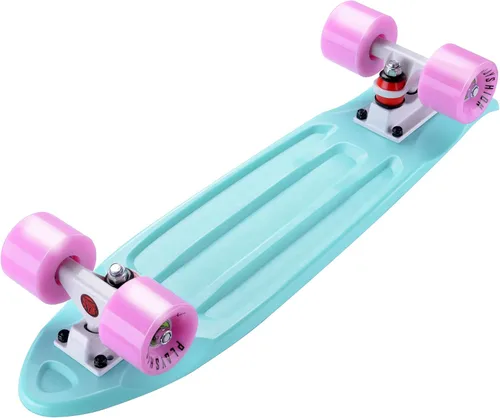 Vista 3 de Playshion - Patineta miniatura de 56 cm/22 pulgadas para principiantes con cubierta resistente