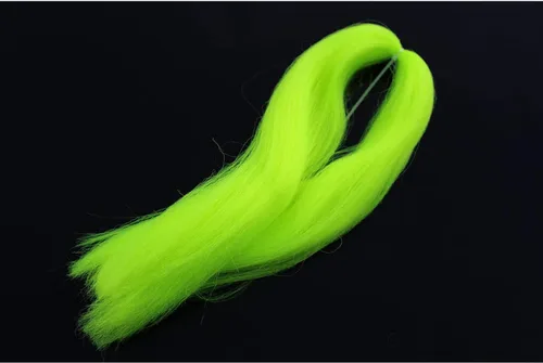 Vista 2 de Tigofly 16 Colores Fibra Sintética Grande Hank Super Pelo Mosca Atado Bucktail Jig Señuelo Hacer Materiales 16
