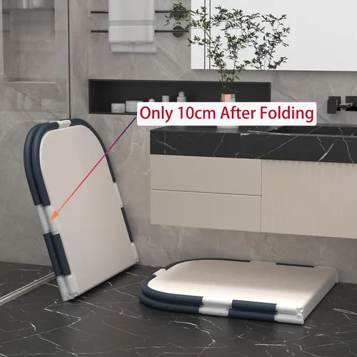 Vista 7 de Bañera portátil para cabina de ducha, bañera plegable grande de 45.3 pulgadas para adultos, bañera de SPA japonesa plegable para baño familiar