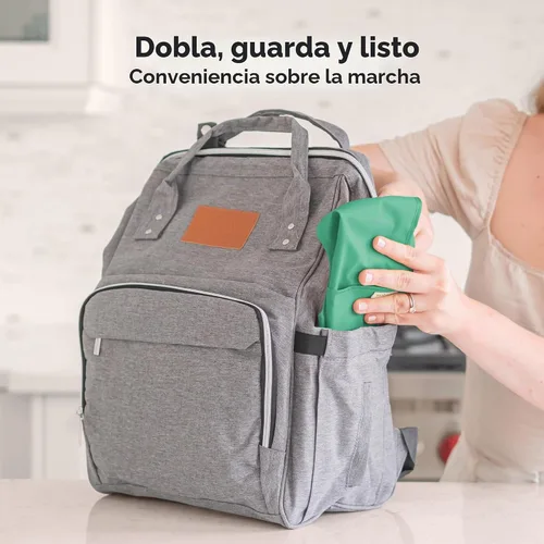 Vista 7 de KeaBabies - Paquete de 3 baberos impermeables para comer, ligeros, básicos