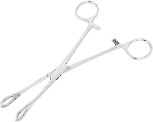 Vista 8 de Alicates profesionales de acero inoxidable 316L para oreja, labio, ombligo, nariz, lengua, tabique, pinza de esponja