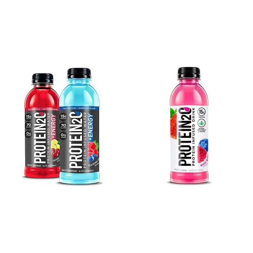 Vista 9 de Protein2o Paquete variado de agua con infusión de proteína de suero de leche y energía (botella de 16.9 onzas)