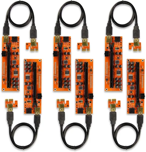 Vista 10 de AAAwave PCIE Riser VER 11 PRO 1x a 16x Extensión gráfica (paquete de 1)