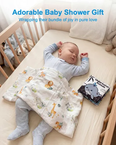 Vista 5 de Juego de 22 cestas de regalo para bebé, regalos de baby shower de 0 a 12 meses Premium Baby Shower Gifts for Boys: Newborn Essentials Set in Woven