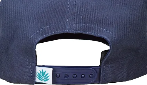 Vista 7 de Sendero Provisions Co. Sombrero Snapback ajustable al aire libre con diseño bordado Bad to The Bone (negro), Azul