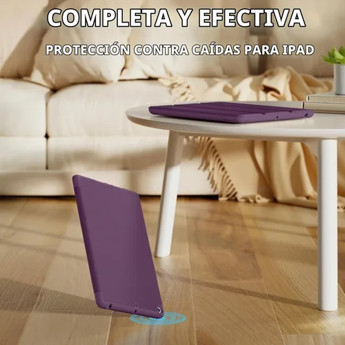Vista 7 de Akkerds - Funda Compatible con iPad de 10.2 Pulgadas 2021/2020/2019, para iPad de 9ª/8ª/7ª Generación con Soporte para Lápiz, Funda Protectora